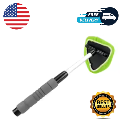 Windshield Cleaner Wand with Microfiber Pad for Car Windows Anti Fog 2025