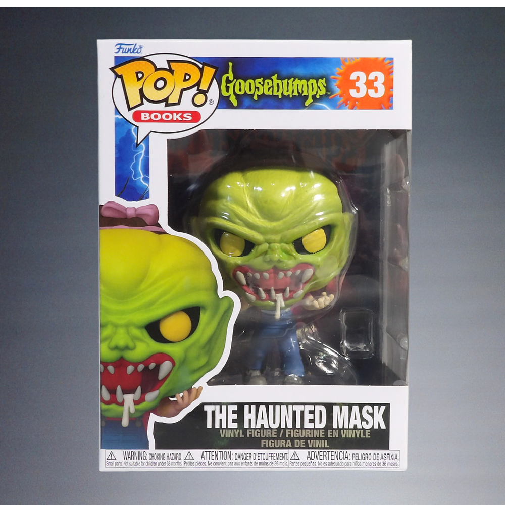 2024 FUNKO POP! BOOKS GOOSEBUMPS THE HAUNTED MASK VINYL FIGURE #33