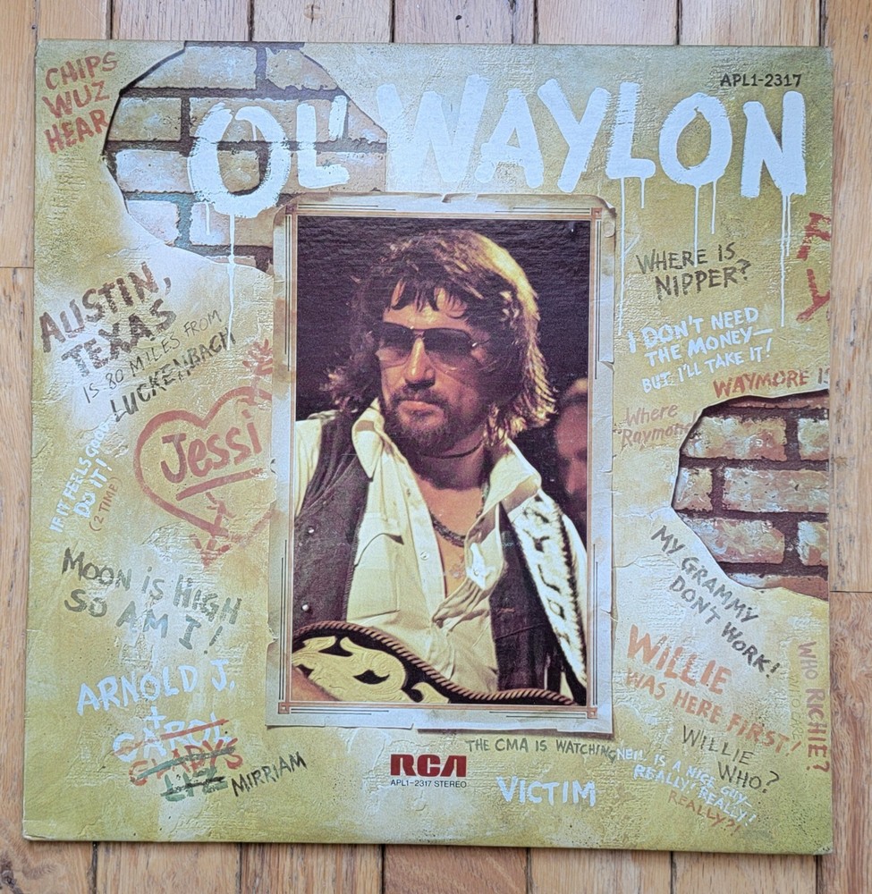 OL' WAYLON by Waylon Jennings Vinyl LP Album APL1-2317