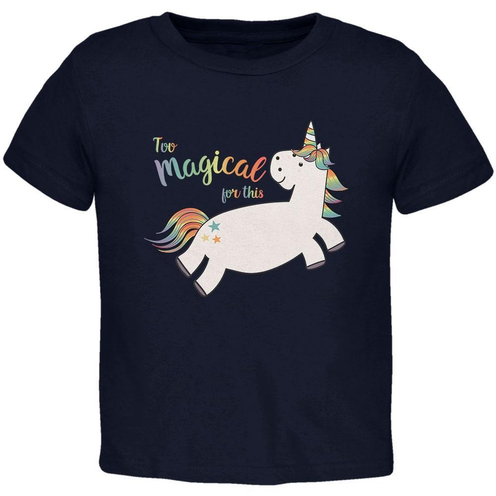 Back To School Too Magical For This Unicorn Toddler T Shirt-image