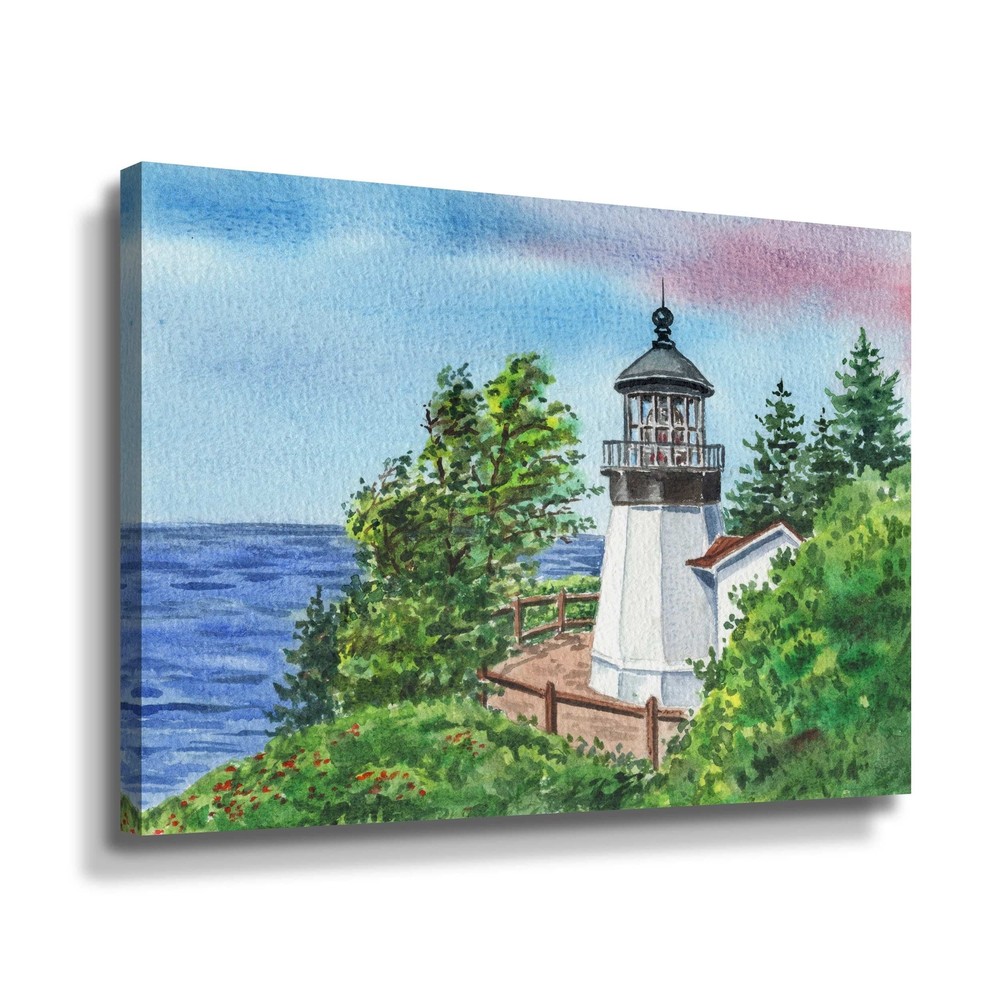 Cape Meares Lighthouse Oregon Pacific Ocean Shore by Irina Sztukowski Gallery