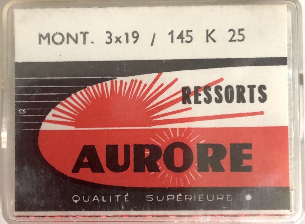 1X=1 Mainspring X 9660 14.5 X 8 Ø 0.095 Spring Watch 145 K 25 3 X 19