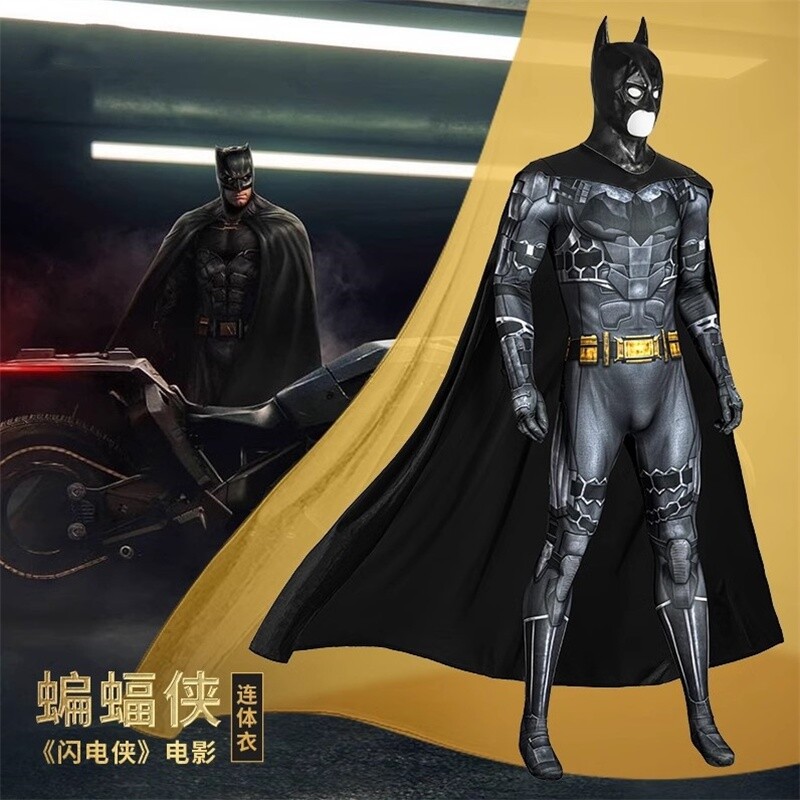 The Flash Justice League Batman Halloween Jumpsuit Outfits Cosplay Men's Tights