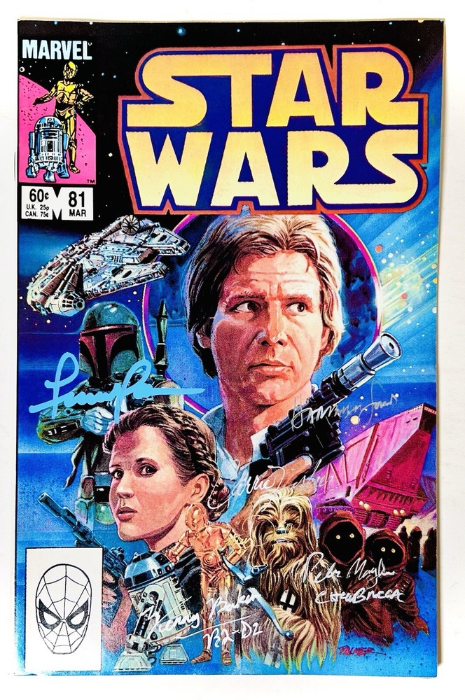 Marvel Comics Star Wars #81 (1984) - OG Cast Signed KEY Return Of Boba Fett VGC