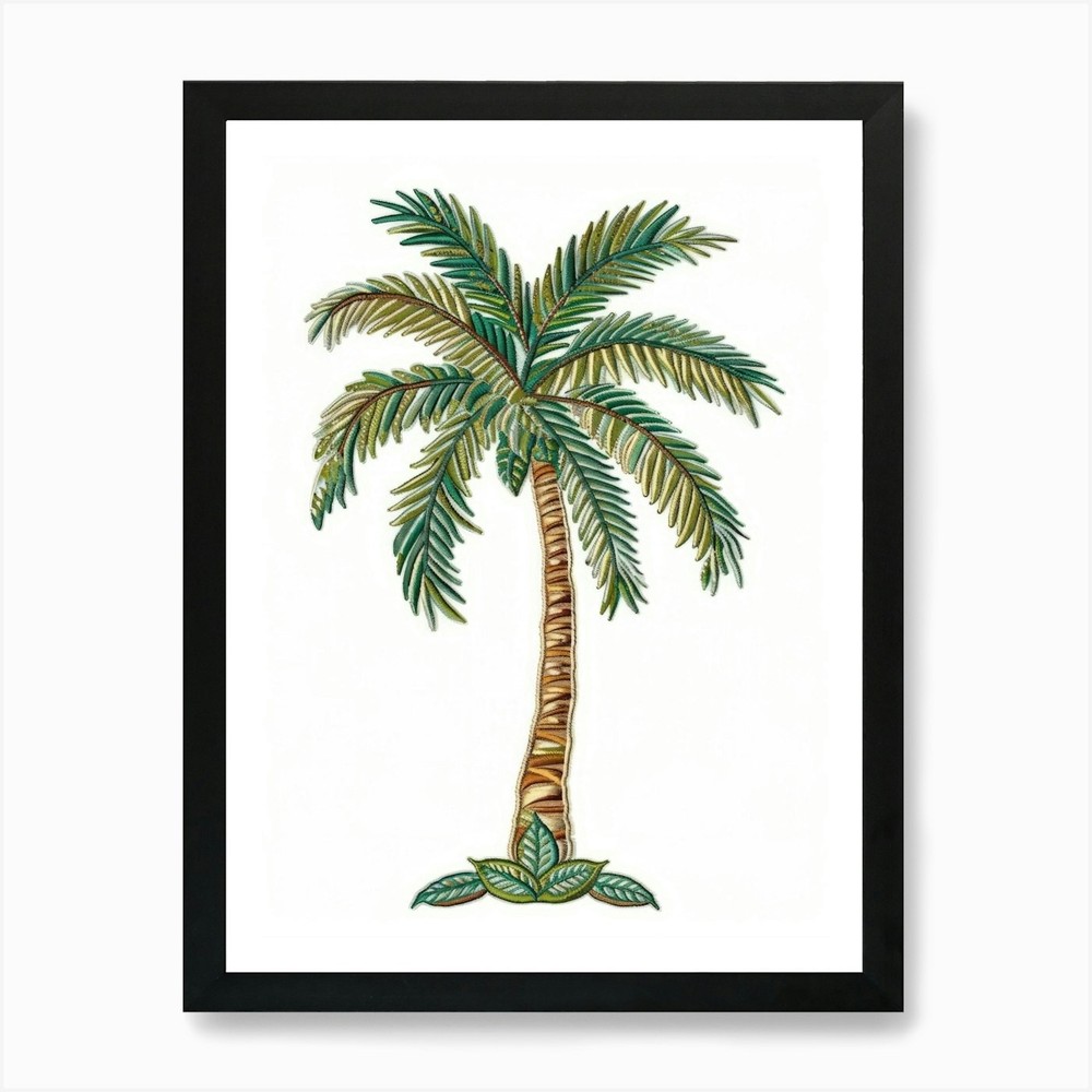 Palm Tree 34 Art Print Framed Wall Art Poster Canvas Print Picture