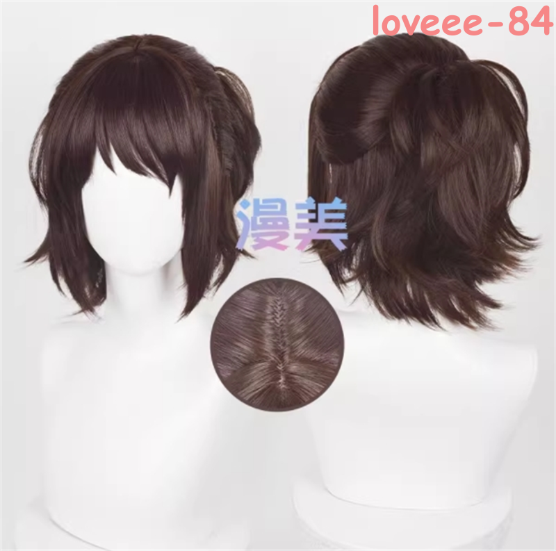 Hange Zoe Anime Cosplay Attack on Titan Short Hair Wig Harajuku Hairpiece New