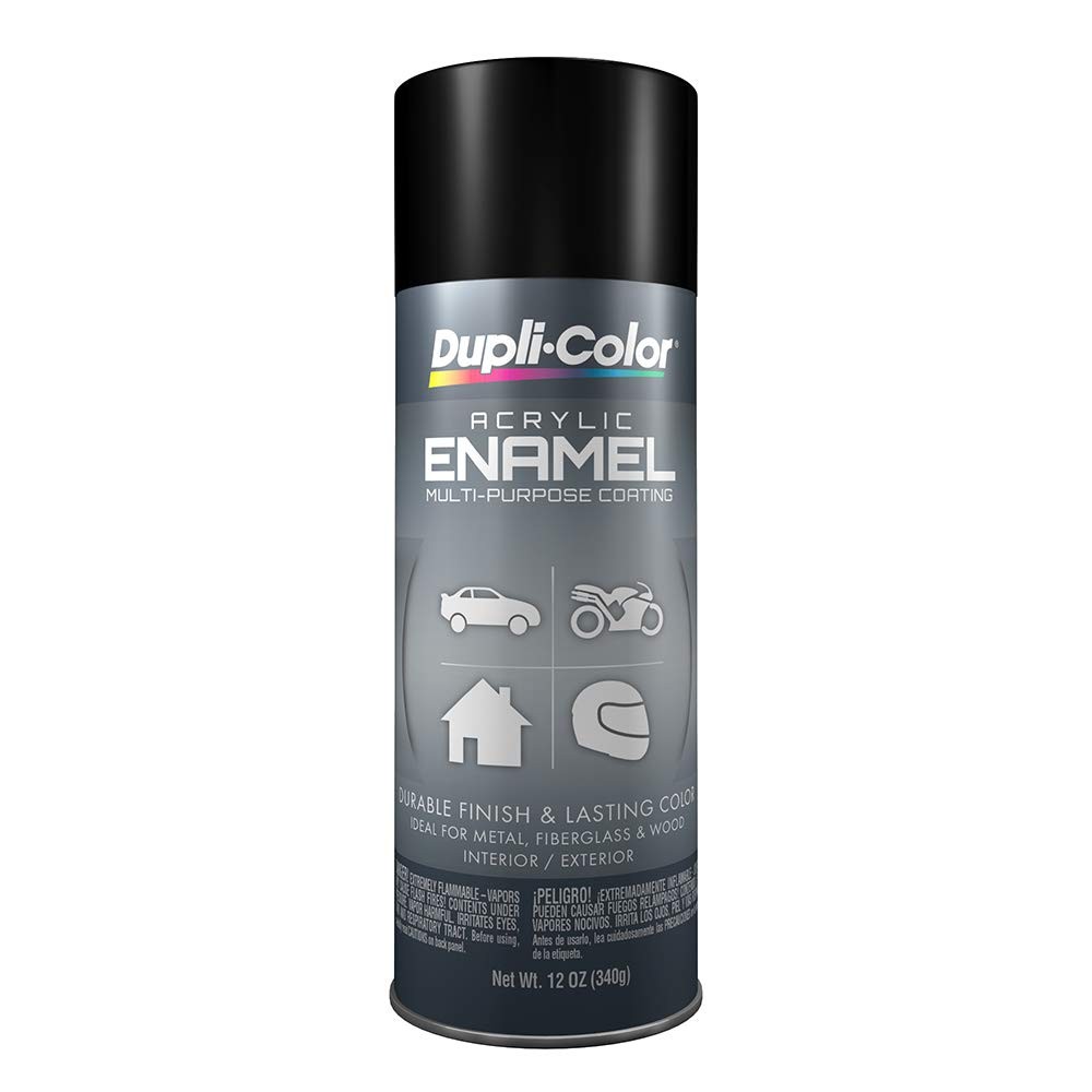 DA1603 Semi-Gloss Black Acrylic Enamel Spray Paint 12oz