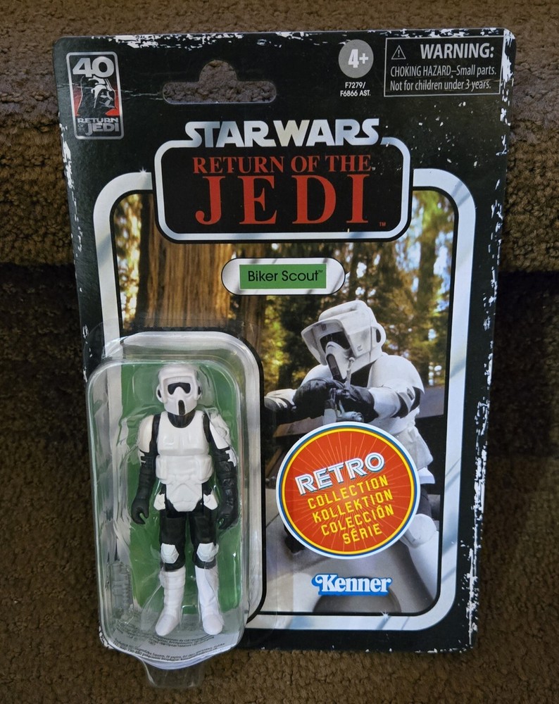2023 Kenner Star Wars Biker Scout Retro Collection MOC Return of the Jedi