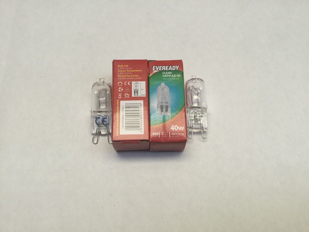 2 x 40W AEG Oven Halogen Lamp Light Bulb Globe BP9314001M 944187070