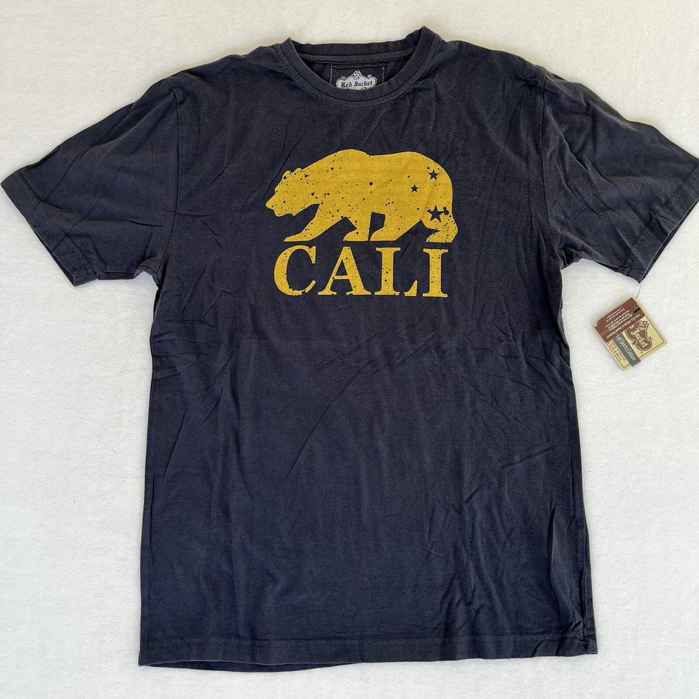 California Golden Bears Men's Medium T-Shirt Cali Blue Red Jacket Brand New