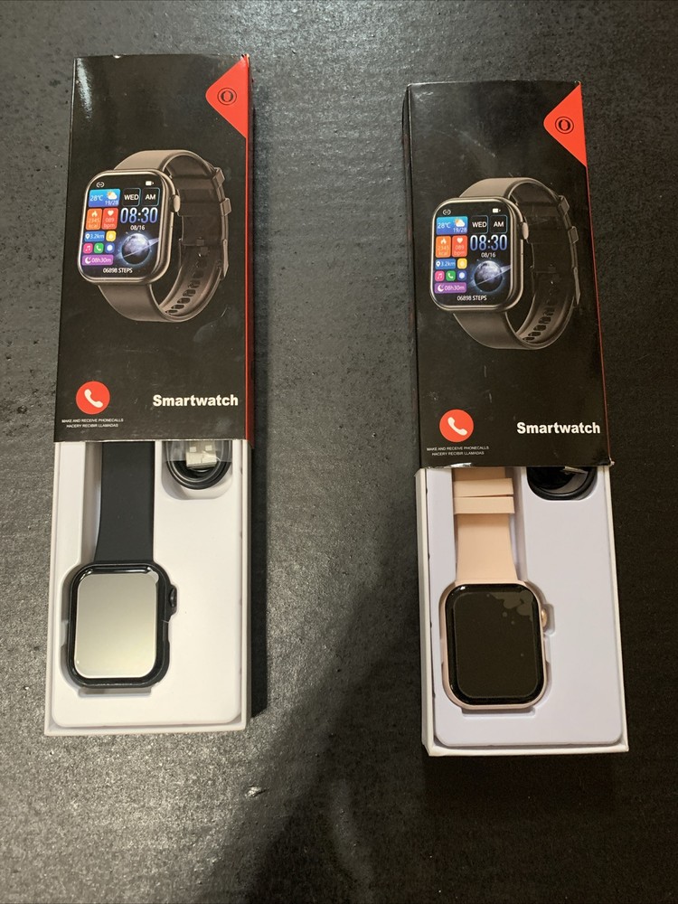 Smartwatch Unused Pink and Black Colors Available
