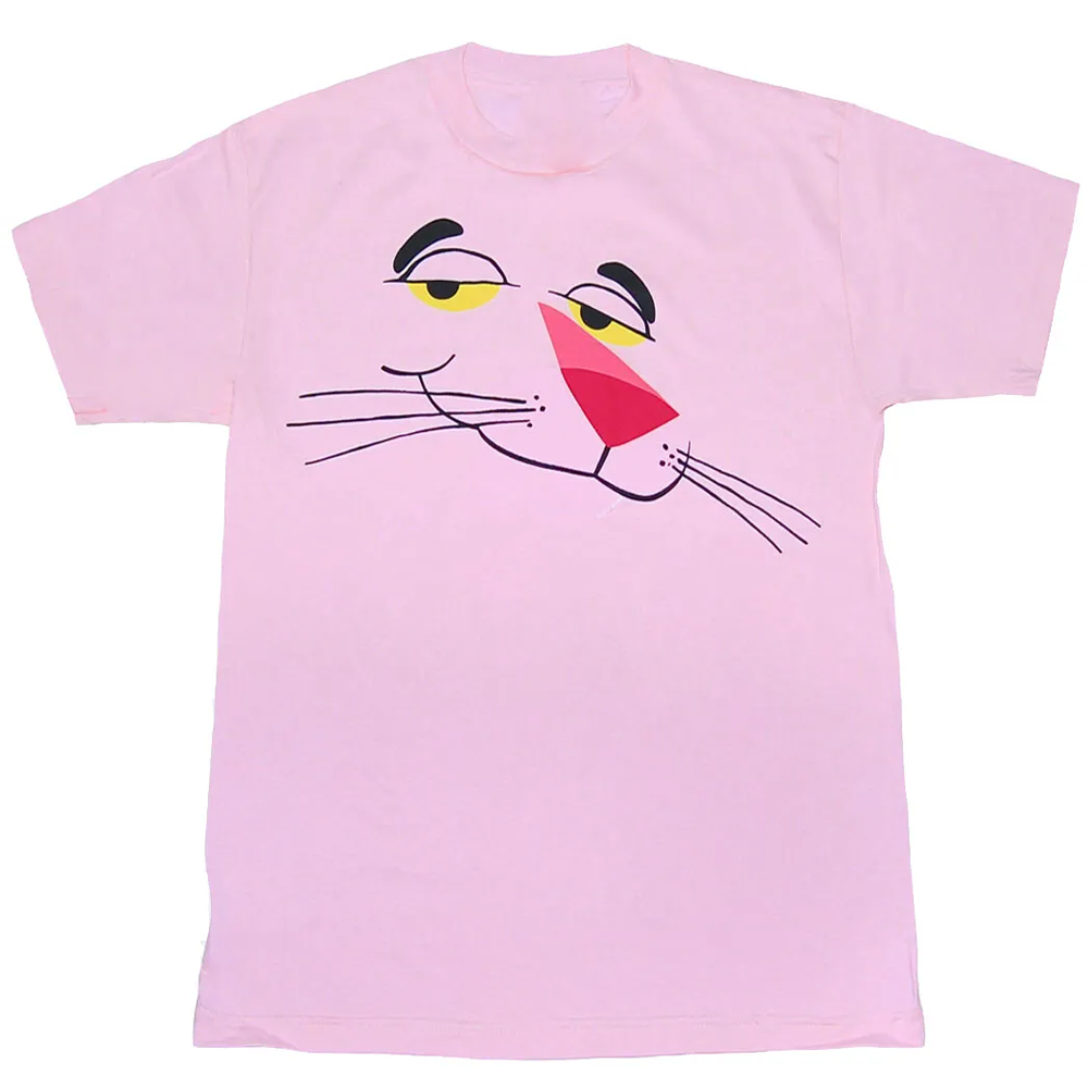 SALE Pink Panther Face T Shirt The Pink Panther TEE Unisex Cotton Cartoon