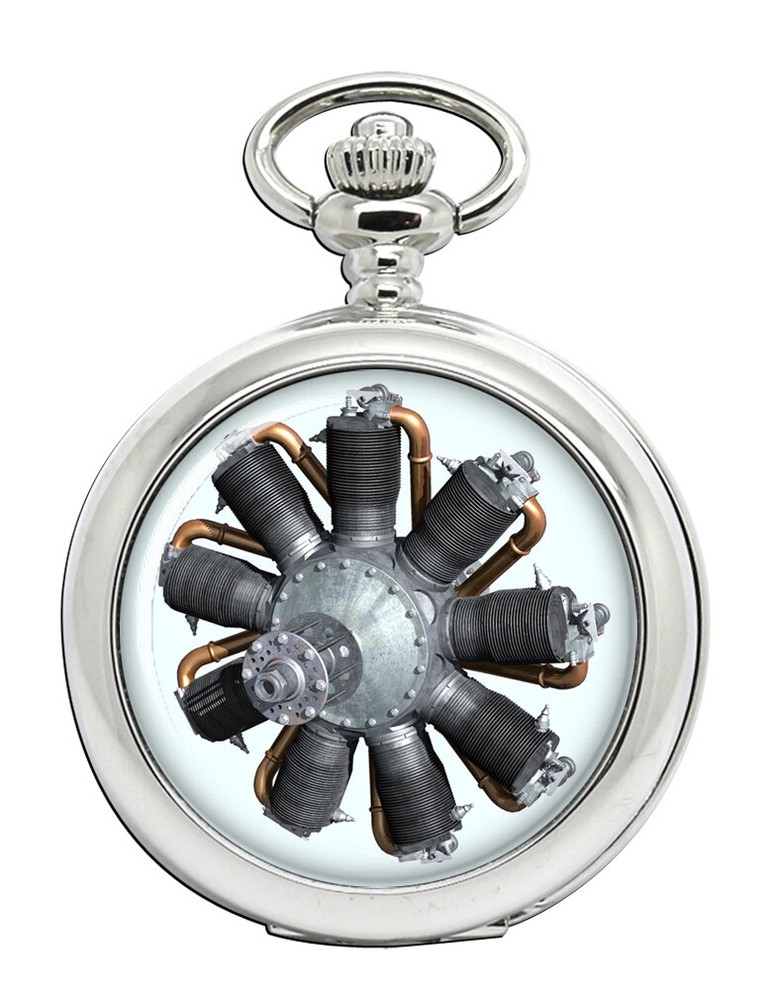 Le Rhone Rotary Aircraft Engine Pocket Watch