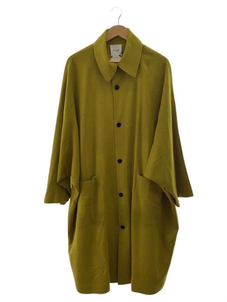 Sise Relaxed Trench Coat/1/Wool/Ylw/Plain/Sz-C0-03 4577