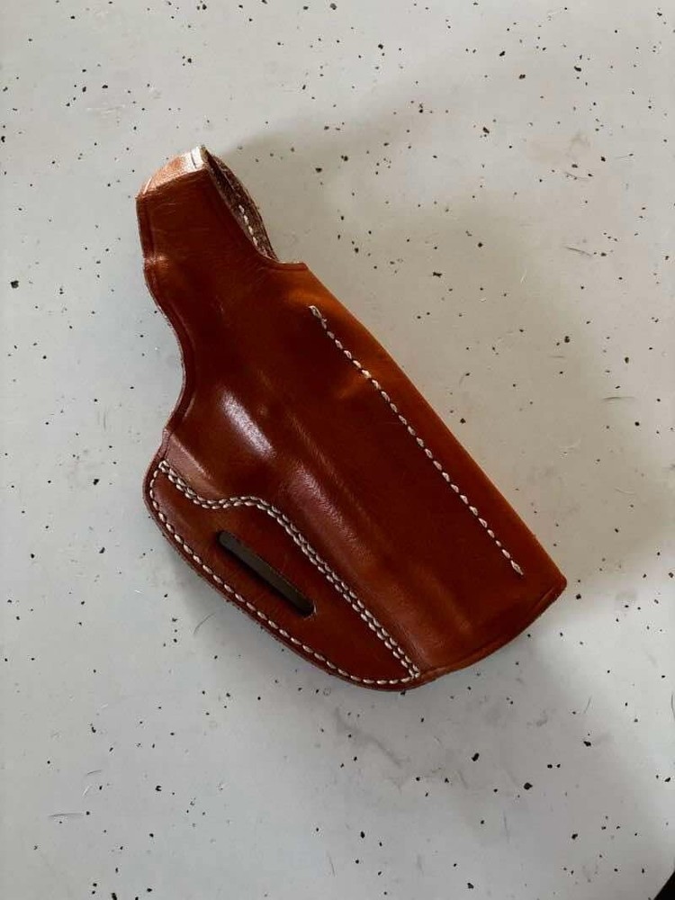 Don Hume Vintage H722 No.10-5 Brown Leather OWB Holster For 5-inch 1911 Right