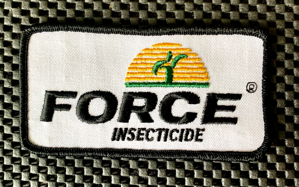 FORCE INSECTICIDE EMBROIDERED SEW ON PATCH SOIL DWELLING INSECTS 5