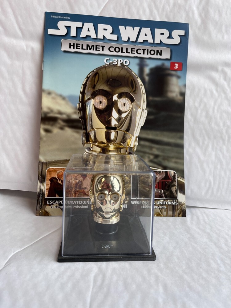 STAR WARS DEAGOSTINI REPLICA HELMET COLLECTION ISSUE 3 - C-3PO FIGURE MODEL