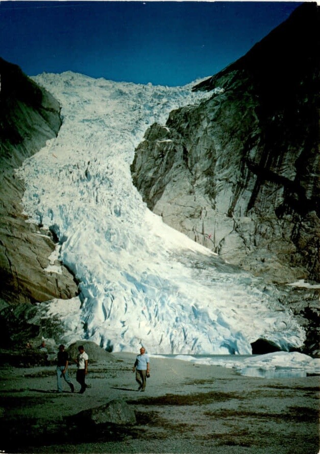 Briksdalsbreen, Olden, Nordfjord, Normann, Oslo Postcard