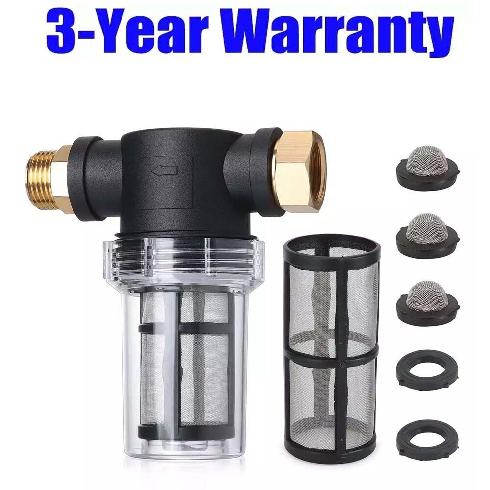 High Pressure Washer Garden Hose Inlet Sediment Filter Attachment #P