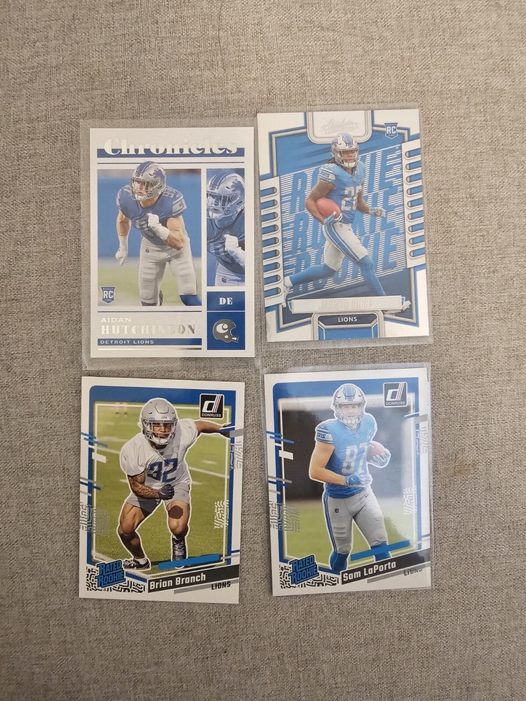 Detroit Lions Team Player Lot Brian Branch/ Aidan Hutchinson/ Sam Laporta/...