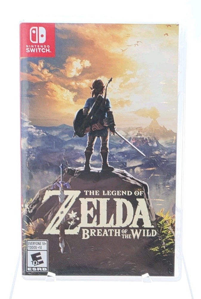 The Legend Of Zelda: Breath Of The Wild Video Game For Nintendo Switch W/ Case