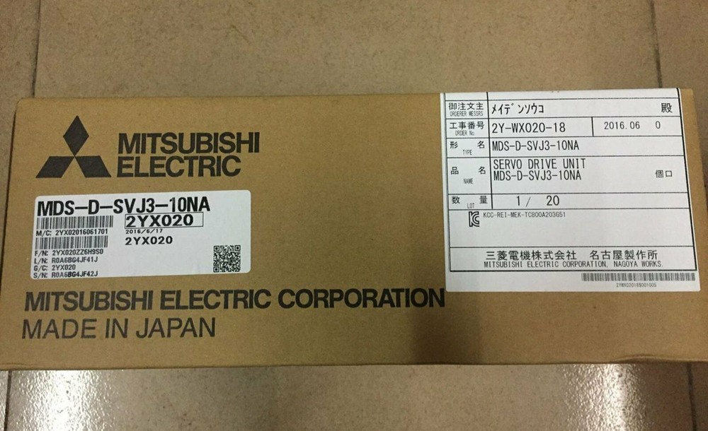 1PC New Mitsubishi Servo Drives MDS-D-SVJ3-10NA One year warranty Fast Delivery