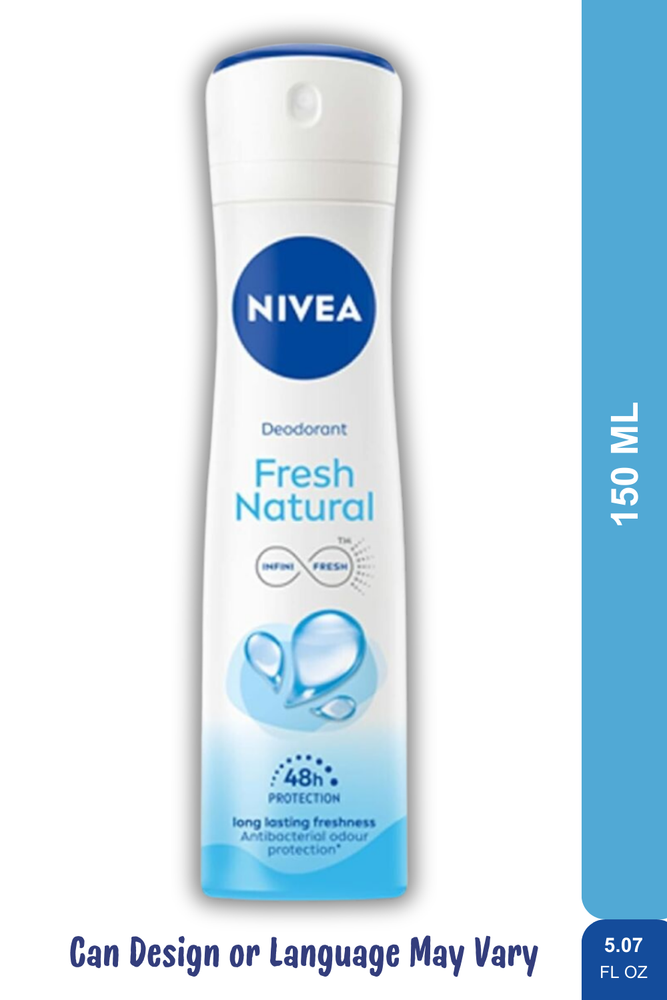 Nivea Fresh Natural 48H Antibacterial Deodorant Spray 150ml