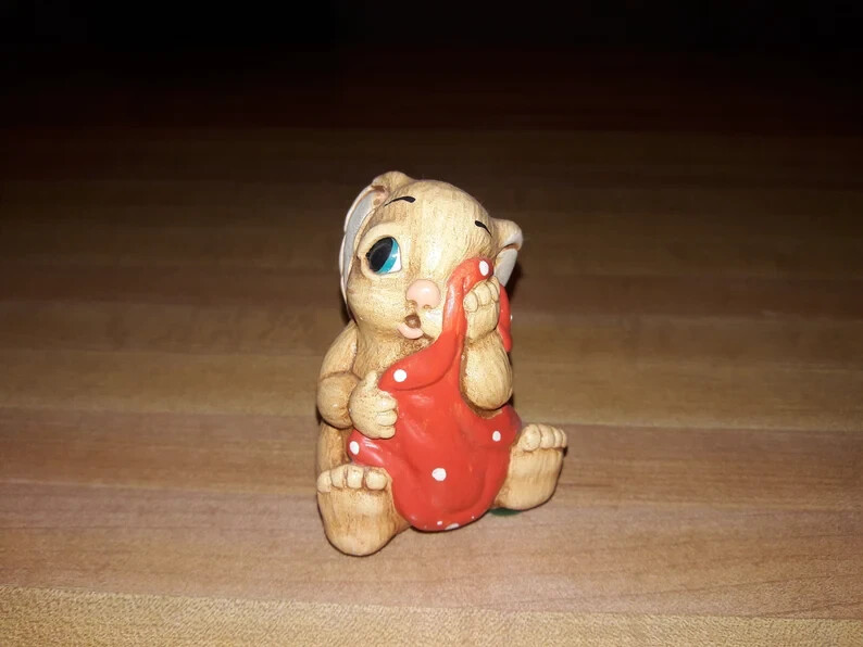 England Stoneware Woodlander Wendy Rabbit Figurine New