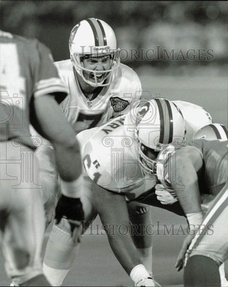 1995 Press Photo Craig Erickson, quarterback for Tampa Bay Buccaneers football.