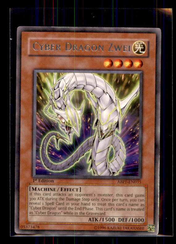 Cyber Dragon Zwei 1st Edition AP02 Lightly Played Trading Card-image