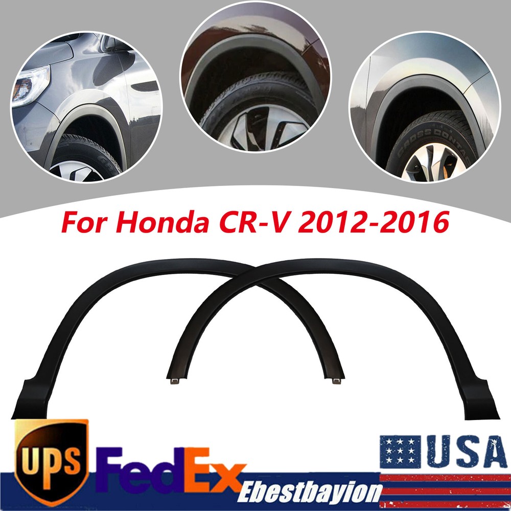 For Honda CR-V CRV 2012-2016 Front LH+RH Fender Flare Trim Wheel Arch Molding US