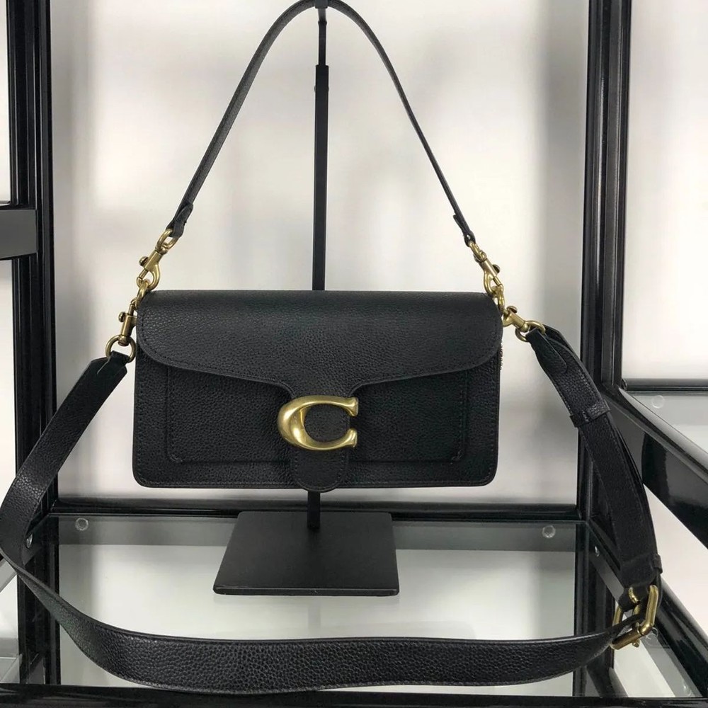 Coach Tabby 26 Crossbody 2-Way Shoulder Bag in Black - Outlet Exclusive