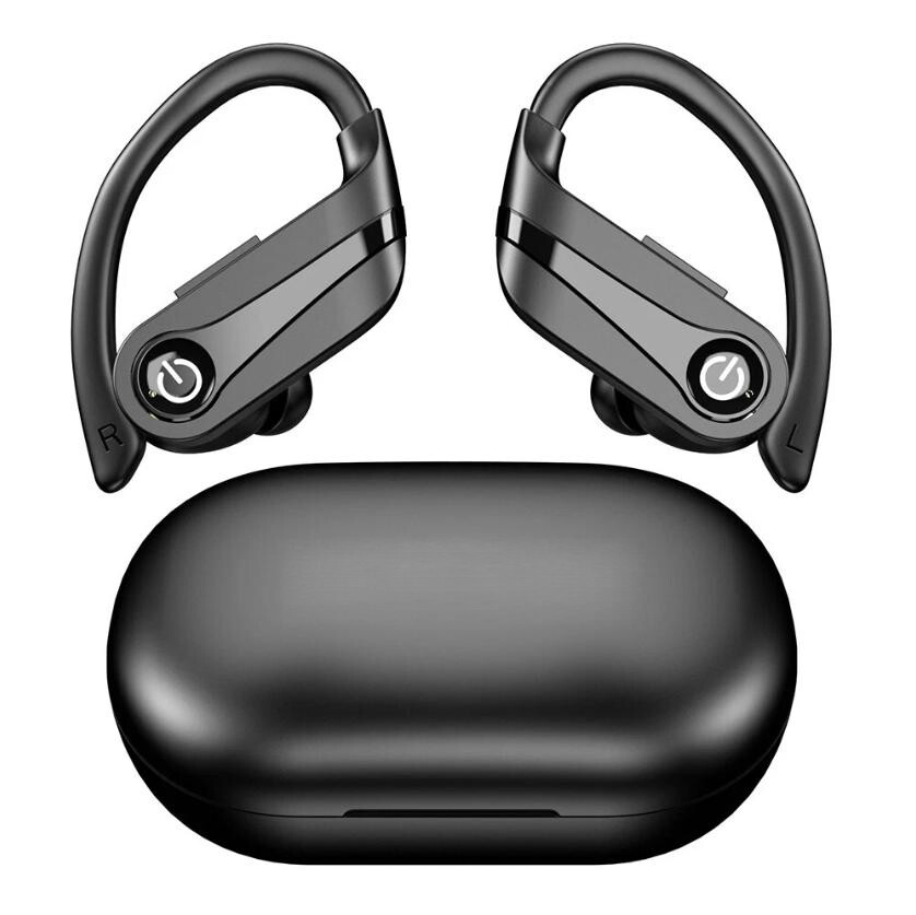 Waterproof Bluetooth 5.3 Wireless Sport Earbuds with Secure Hook for Active Lifestyles