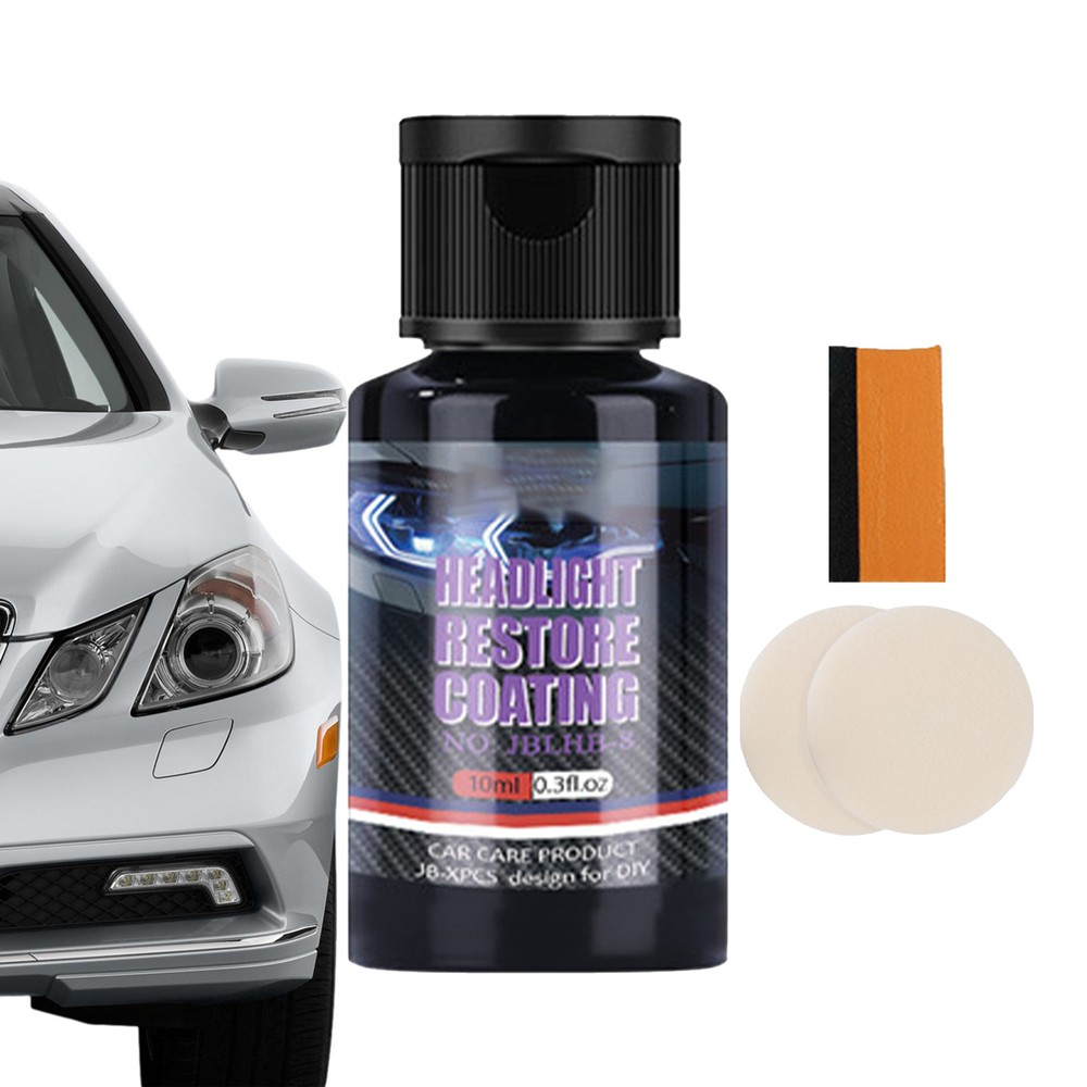 Car Headlight Lens Restoration Repair Kit Polishing Cleaner Cleaning Tools Clean
