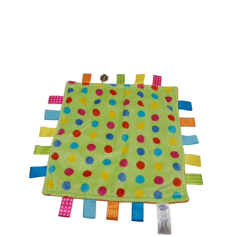 Taggies Baby Security Blanket Lovey Multi-colored 2011