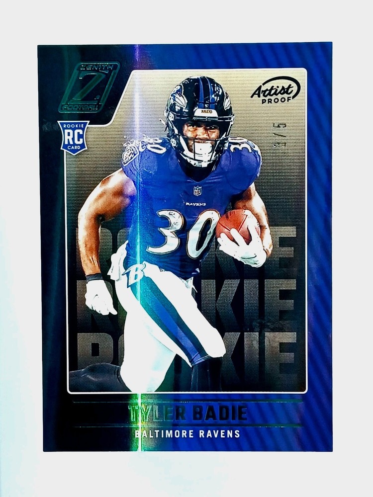 Rookie Rc 2022 Prizm Zenith /5 Case Hit Card 1 Tyler Badie Football Card Panini