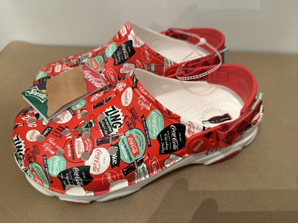 CROCS Mens Size M9/W11 COCA COLA Collaboration