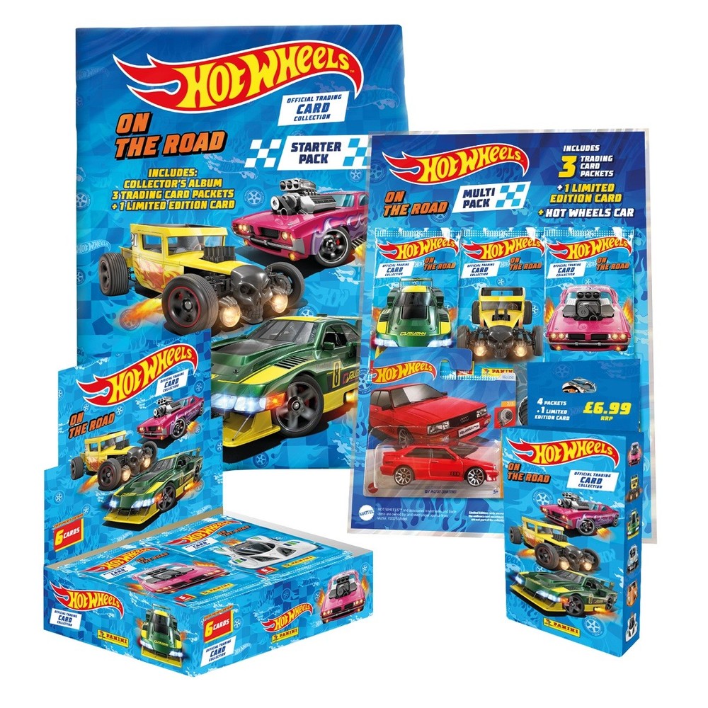 Panini Hot Wheels On The Road Trading Card Collection