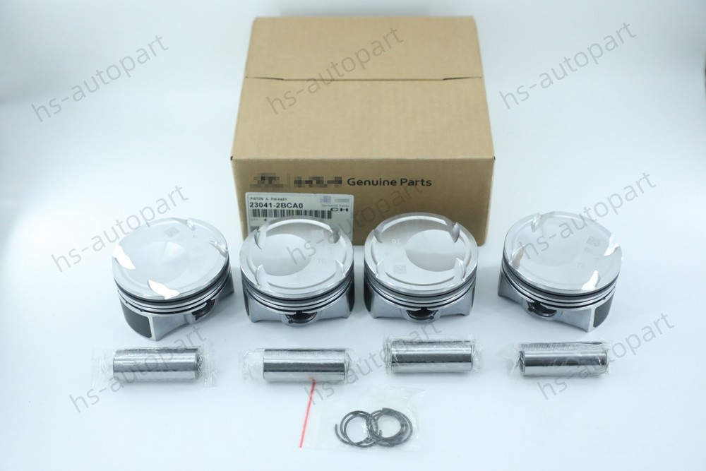 Hyundai Kia 1.6L Turbo 4x 0.50mm STD-AA Piston & Ring Kit 16-21 23041-2BCA0