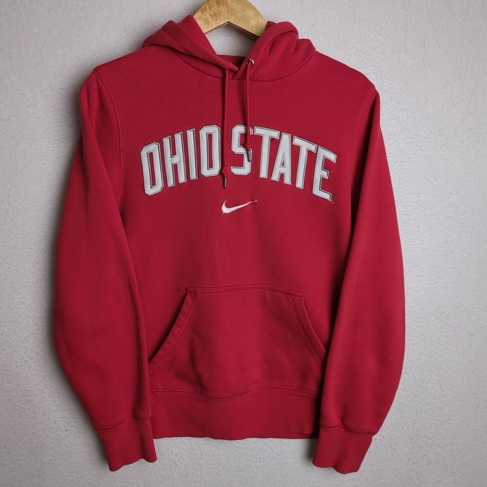 Nike Ohio State Men's Scarlet/Red Small Hoodie