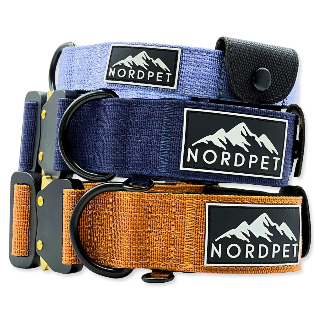 Premium Lightweight Airtag Dog Collar with Durable Nylon and Soft Padding for Comfort and Durability