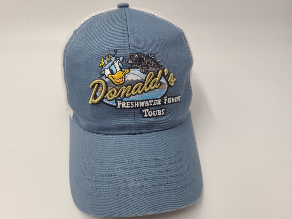 Donald Duck Disney World Freshwater Fishing Mesh Adjustable Cap