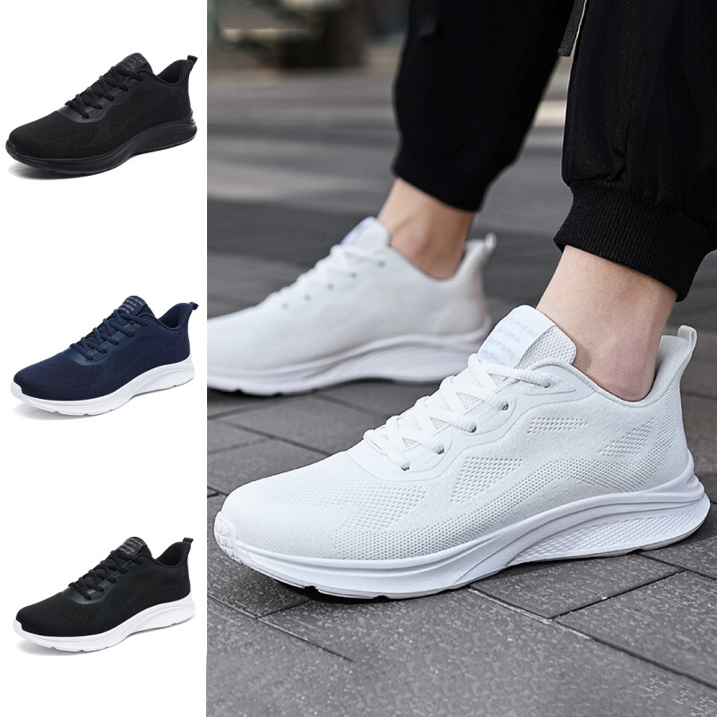 Mens Athletic Shoes Fitness Workout Walking Sneakers Men's Breathable Tennis EVA