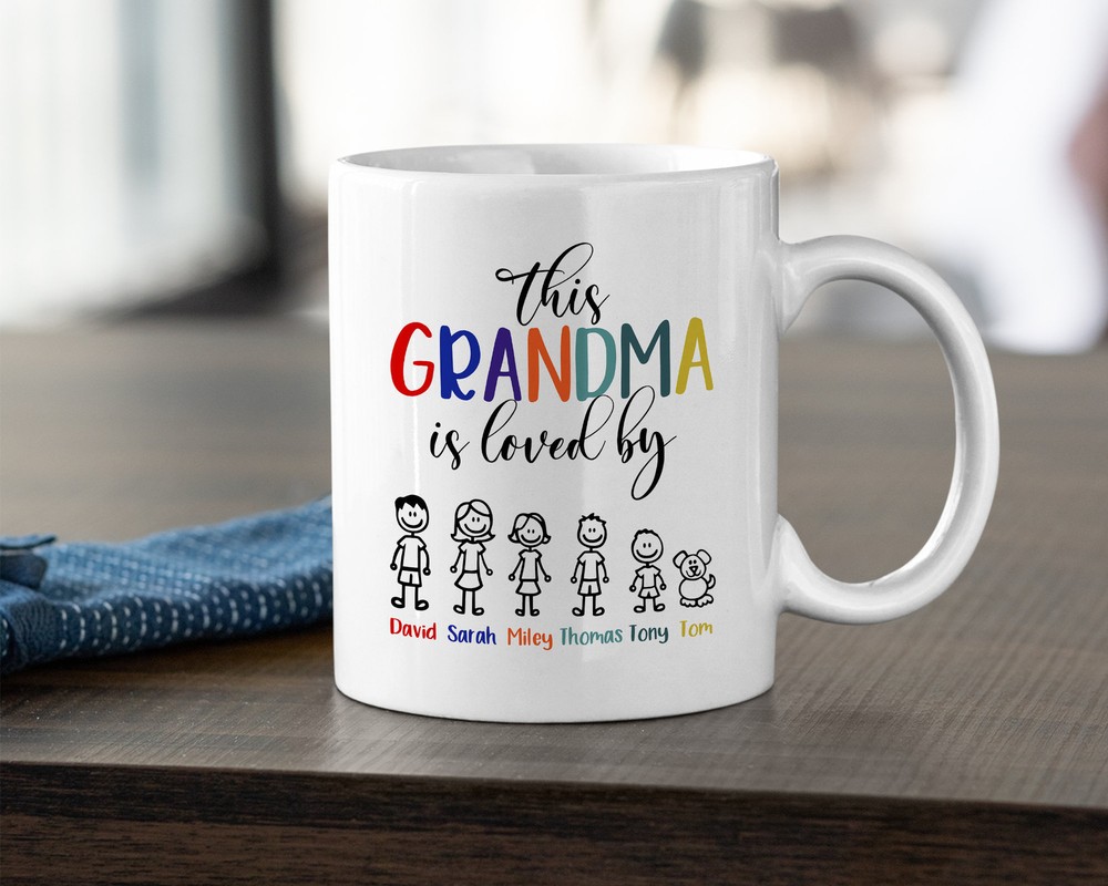 Personalized This Grandma Is Loved By Grandkids Mug Grandma Birthday Gift Mug