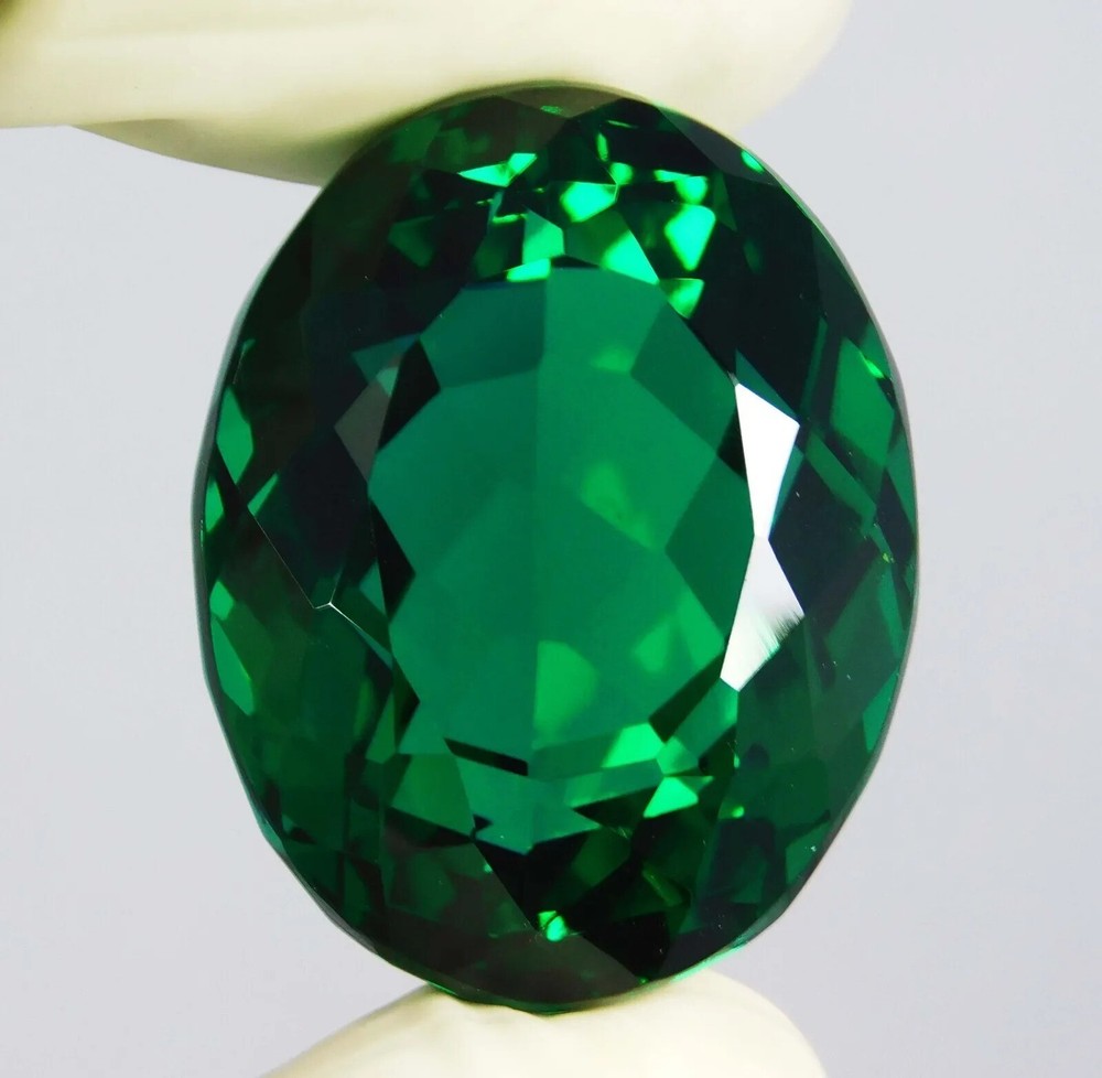 Certified 102.26 Ct Natural Tsavorite Green Garnet Oval Cut AAA+ Loose Gemstone