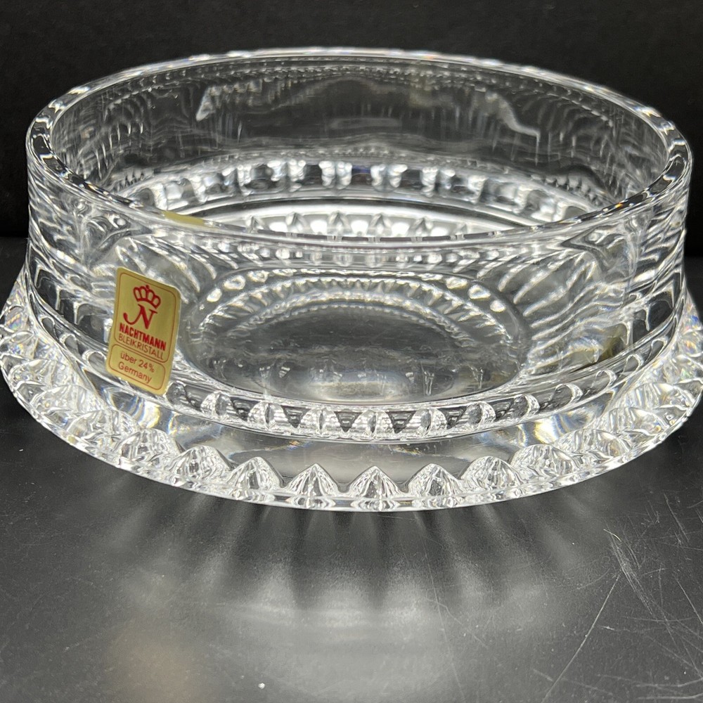 Nachtmann  Salad Nut Fruit Bowl 24% Lead Glossy Crystal  6