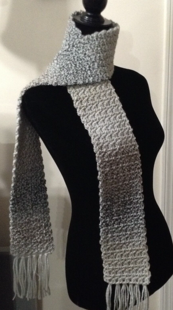 Handmade Crochet Winter Scarf for Women and Men