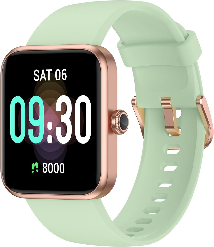 Smart Fitness Watch with Heart Rate, Blood Oxygen & Sleep Tracking