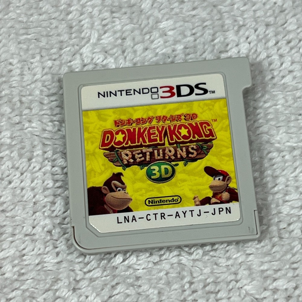 Donkey Kong Country Returns 3DS Game Japanese Version US Seller LNA-CTR-AYTJ-JPN