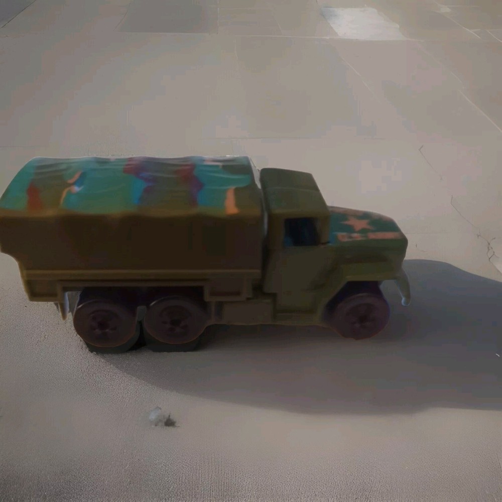 Hot Wheels Vintage 1983 U.S. Army Troop Supply Truck Transporter Military